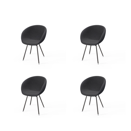Krzesło KR-501 Ruby Kolory Tkanina Abriamo 08 Boucle Design Italia 2025-2030